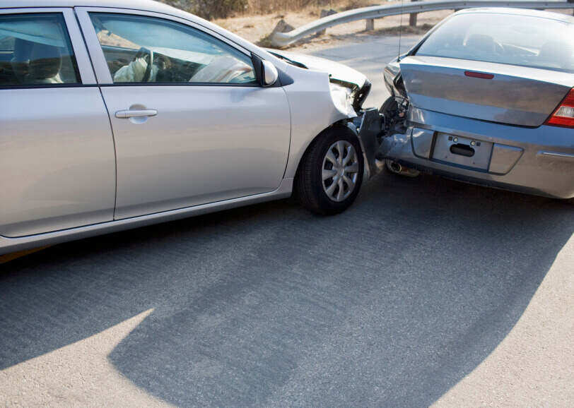 Two car collision