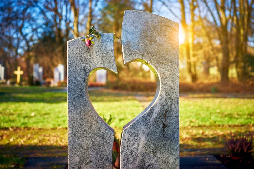 Memorial for a loved one who passed after an accident